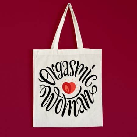 Orgasmic Woman Shop, Selbstliebe-Begleiter, Stoffbeutel